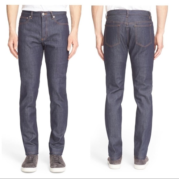A.P.C. Button Fly Petit New Standard Denim Jeans - Picture 1 of 6